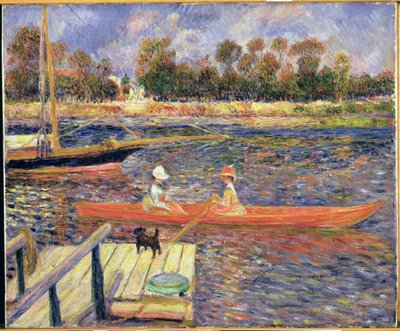 Bateau rouge, Argenteuil, 1888 - Pierre Auguste Renoir